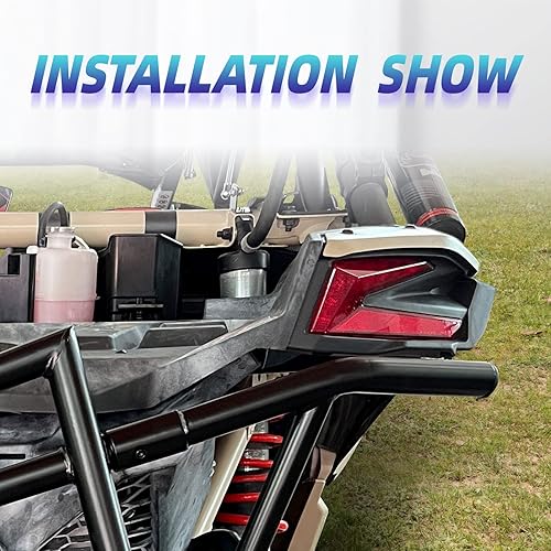 Miniatura 2 de CPOWACE Cubierta de luz trasera derecha compatible con accesorios Can-Am Maverick X3 XDS XRS Max Turbo R 2017-2023, cubierta de luz trasera, panel