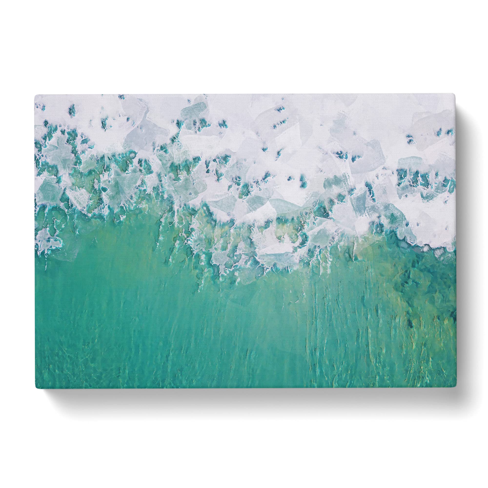Wave Lines In Nova Scotia Canvas Print, Mixed, 25L x 50W cm - Image 3