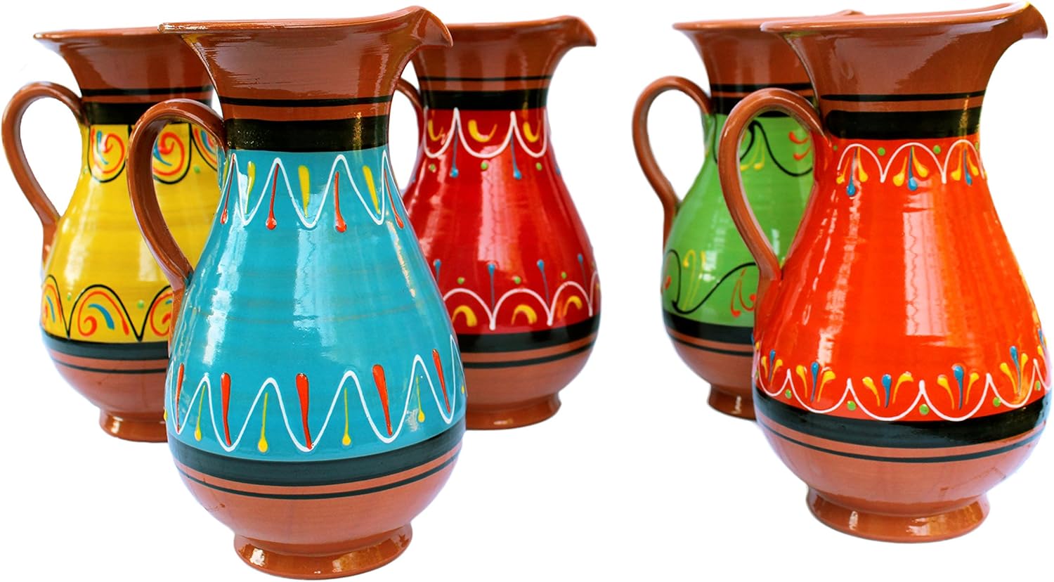 Gеt Sресіаl Prісе Cactus Canyon Ceramics Spanish Terracotta 2 Quart Pitcher, Red