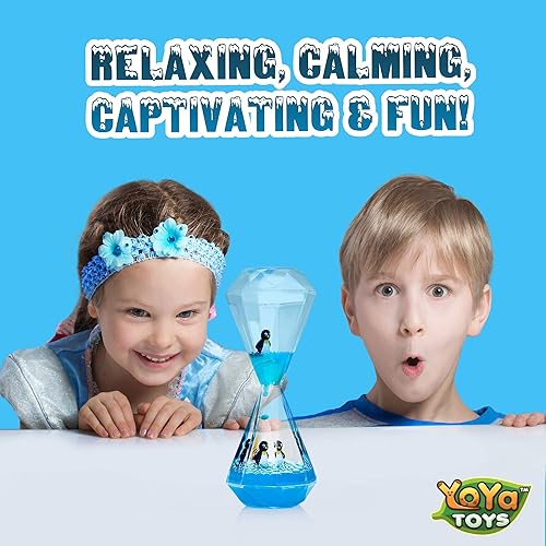 Miniatura 5 de YoYa Toys Liquimo Penguin - Burbujeador de movimiento líquido para niños y adultos - Tema de pingüino - Juguetes satisfactorios para aliviar el