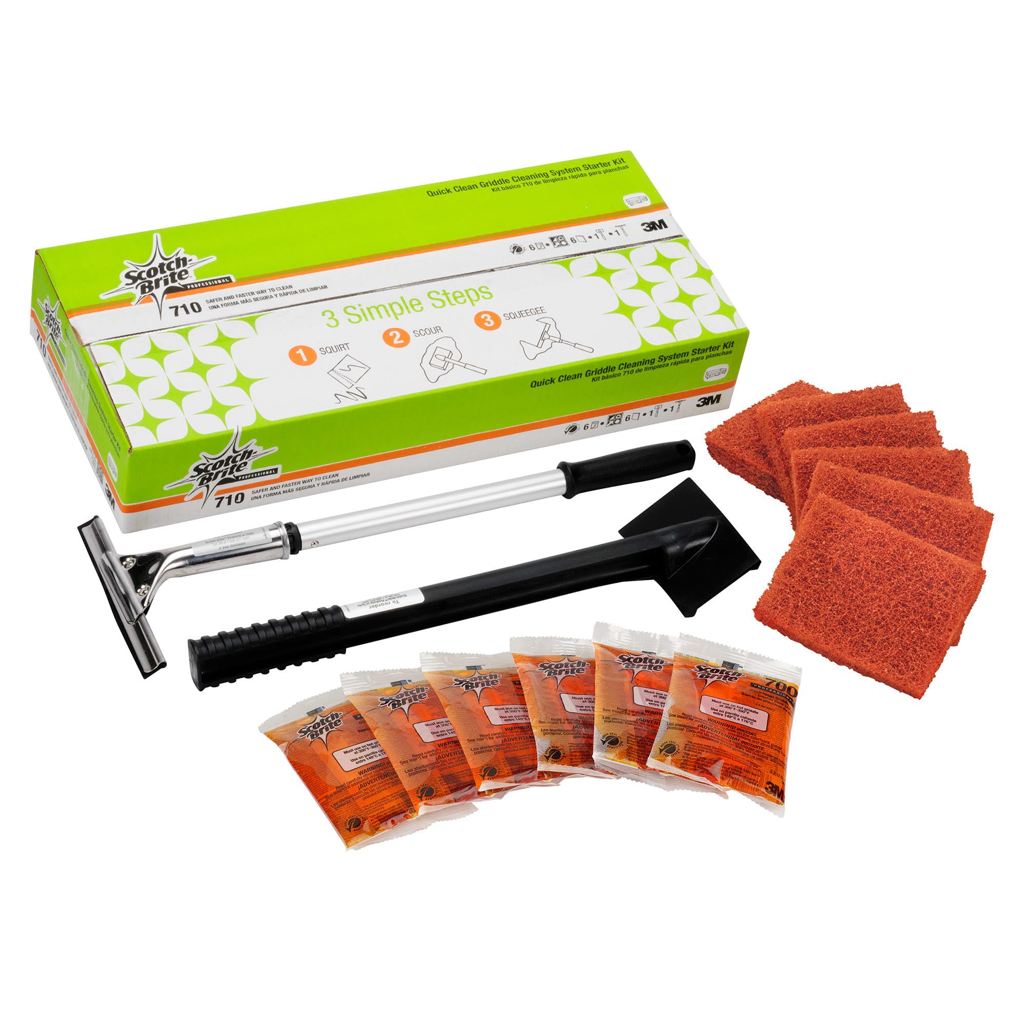 Amazon.com : 3M 710 Quick Clean Griddle System Starter Kit : Home