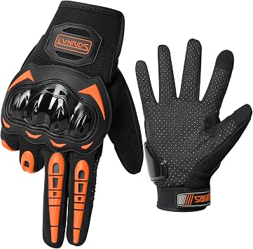 Motorcycle Gloves with Touchscreen Men and Women Racing Gloves for Motocross, BMX ATV MTB Riding, Road Racing, Cycling