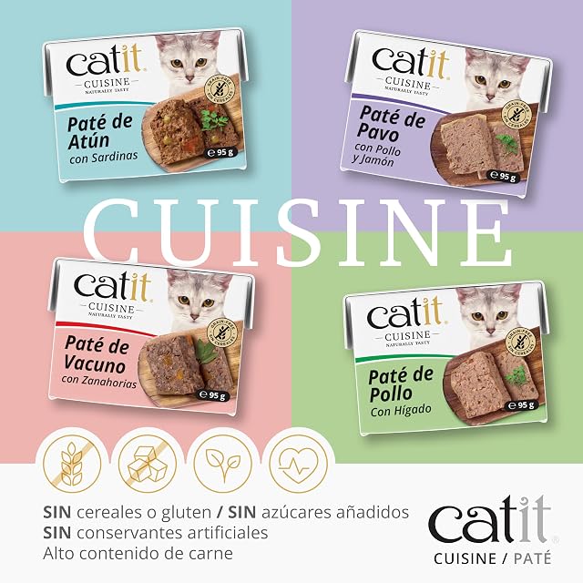 Foto 3 de 6 de Paté para Gatos Catit Cuisine, Pollo con Hígado- 95g