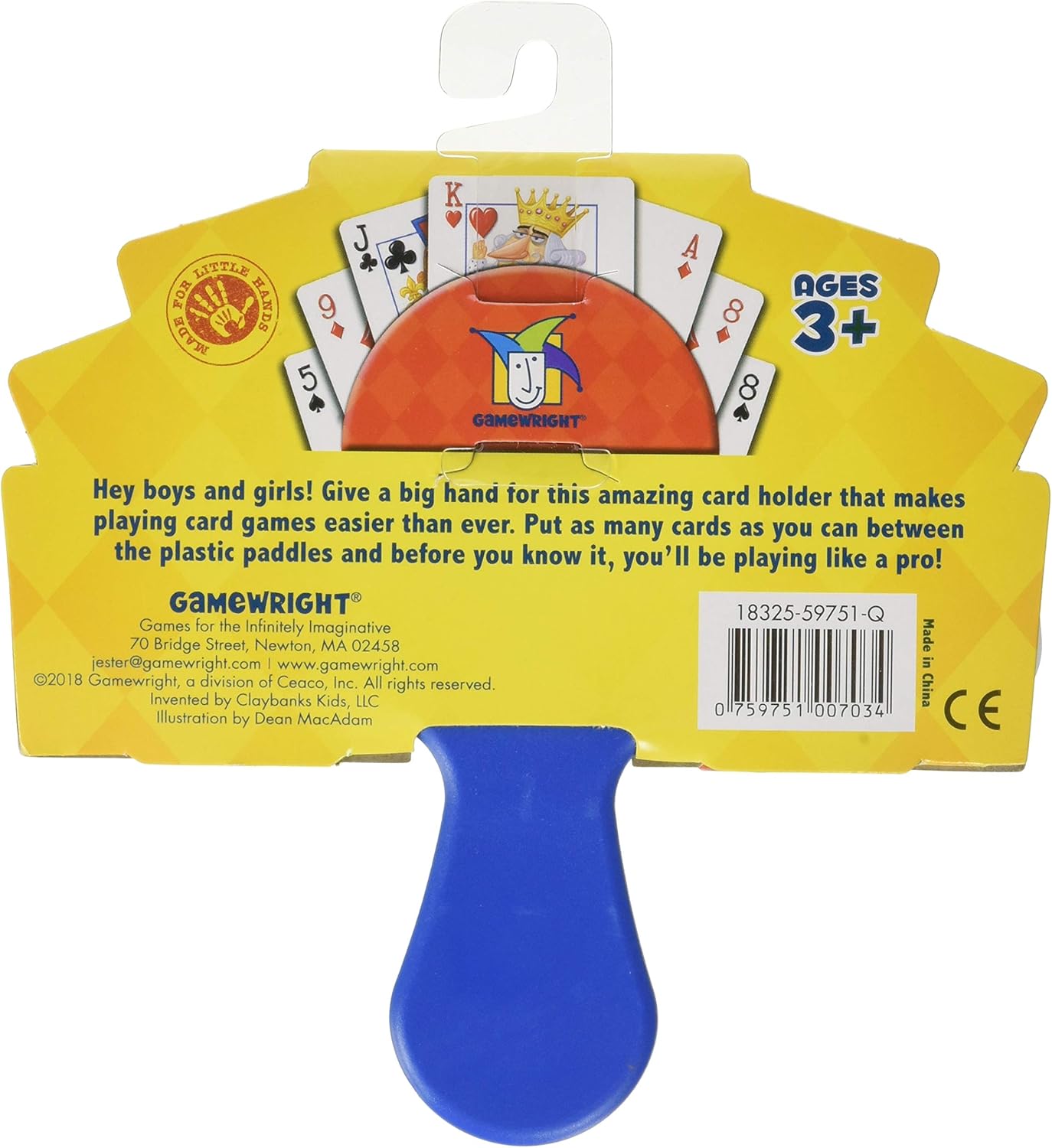 Gamewright Little Hands Playing Card Holder - Set of 2