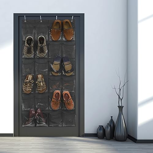 Vista 58 de Simple Houseware - Organizador para colgar en la puerta Marrón