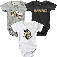 Vista 129 de Wes and Willy Baby College Team - Paquete de 3 mamelucos de algodón