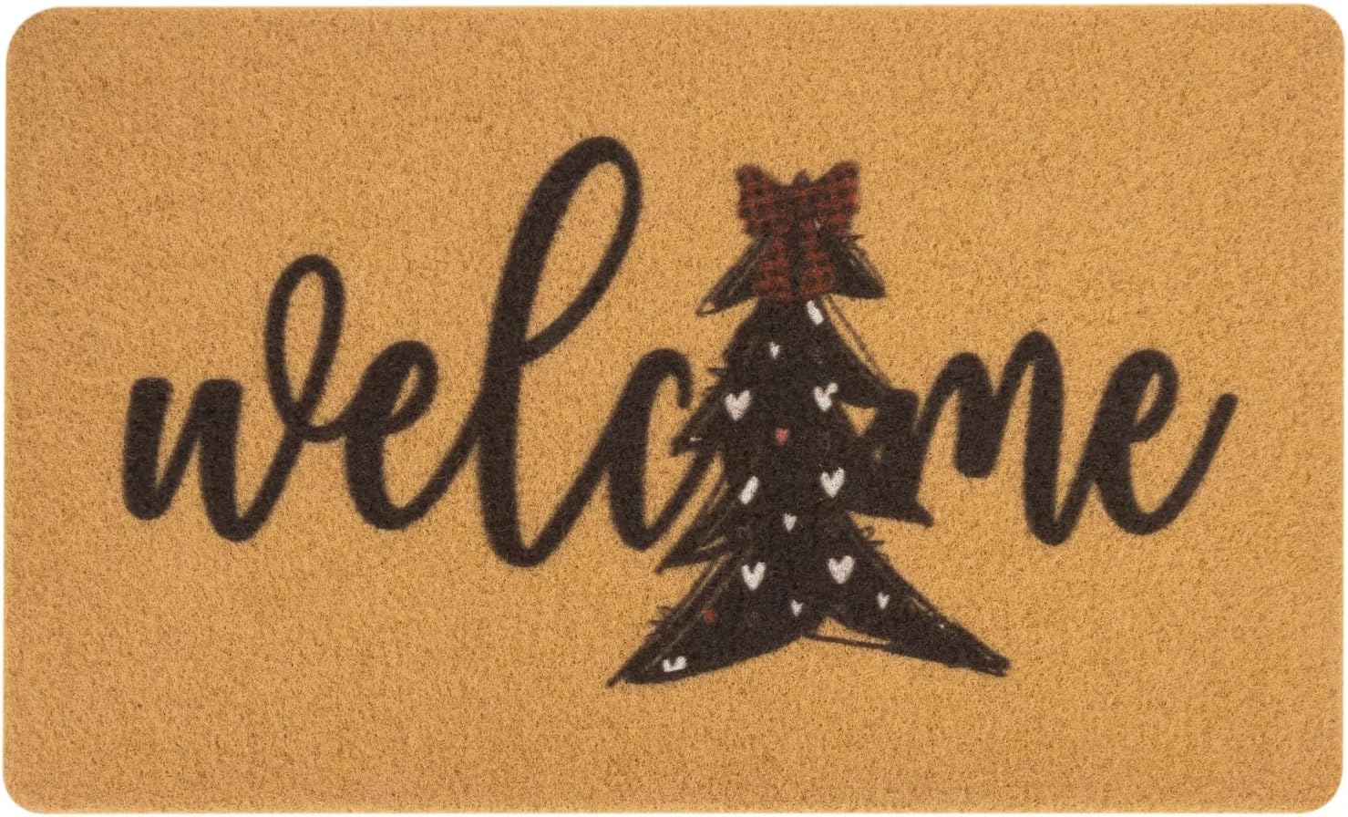 Utaly Coir Mat with NonSlip Backing 17" x 30