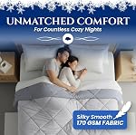 Cooling Comforter King Size for Hot Sleepers & Night Sweats, Luxury Lightweight Breathable Bedding, All-Season Cool Blanket for Bed, Reversible Cold & Soft Touch (Light Grey & Dark Grey)