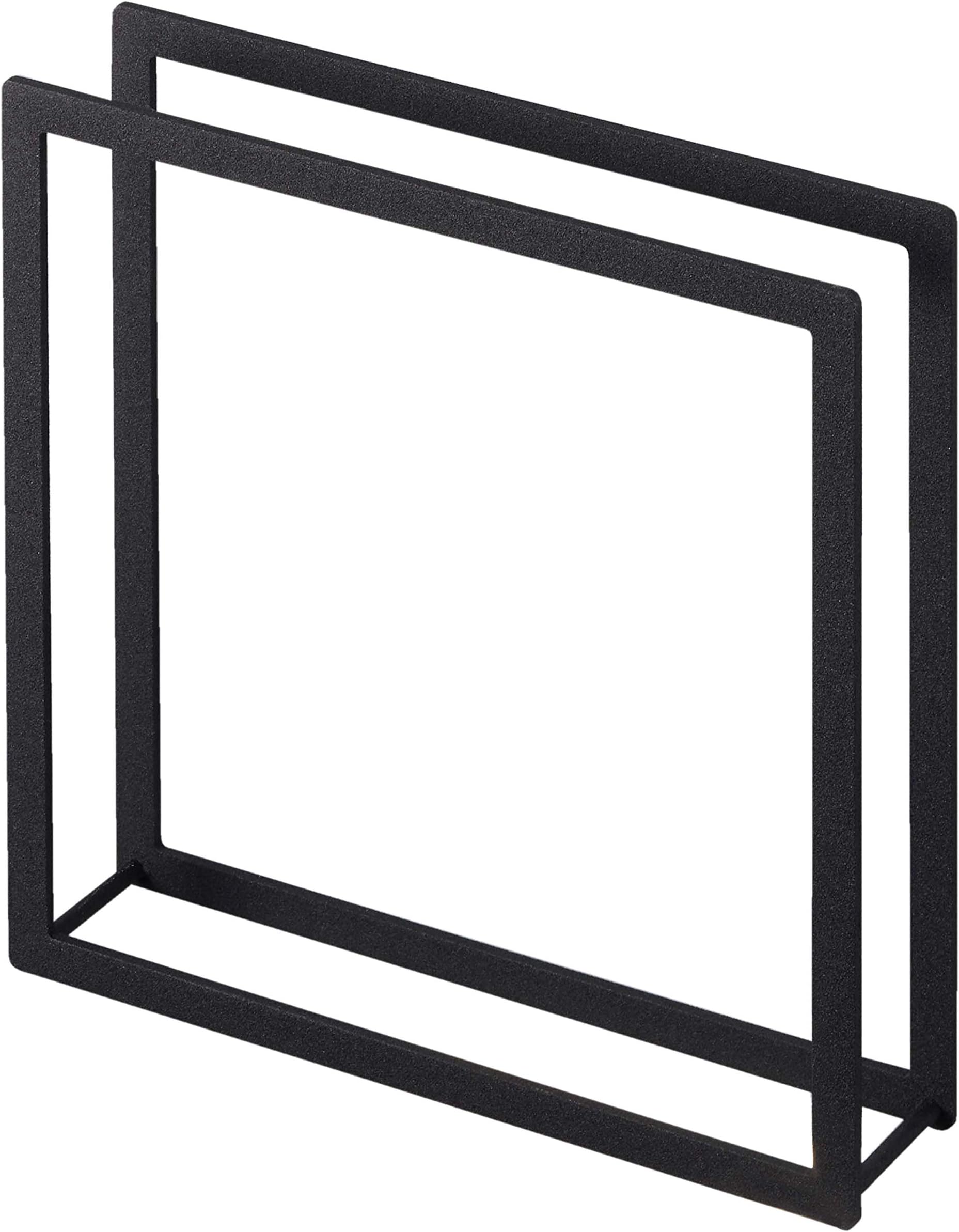 Yamazaki Home Tower Napkin Holder Kitchen Storage, Table Organizer, Black