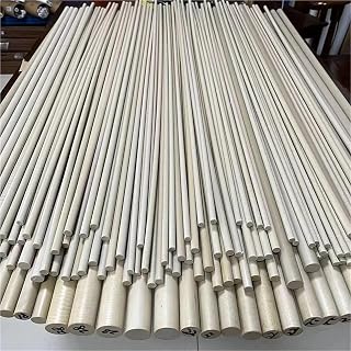 3~40mm PEEK Rod Polyetheretherketone bar Special Engineering Plastics High Temperature Resistance Precision Part(1Pc Length 50cm,Dia 4mm)