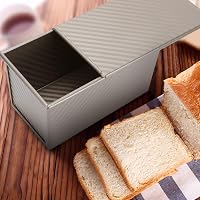 Natudeco Kenyérsütő Forma Rozsdamentes Acél Fedéllel 1 lb Kapacitás 3