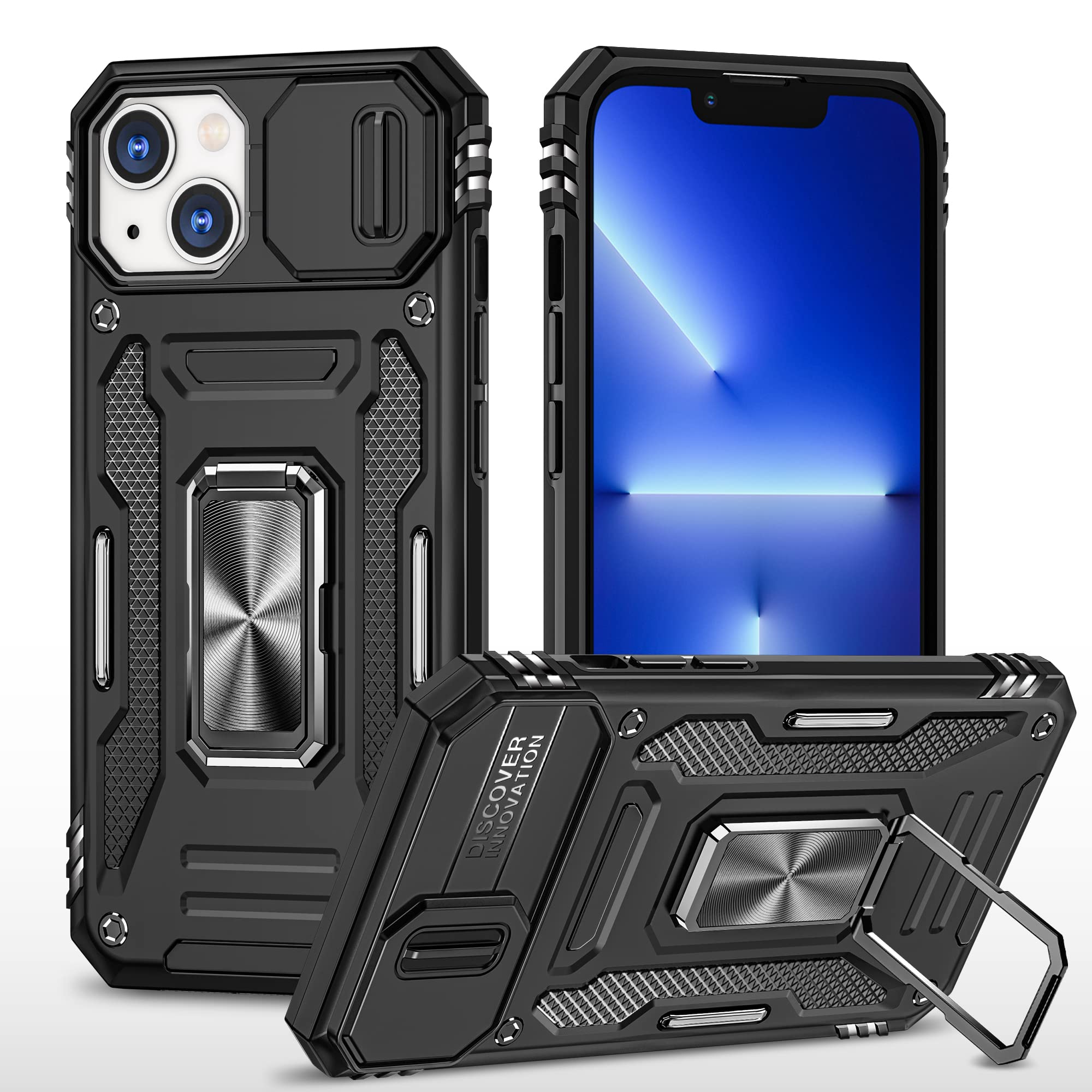 Samsung Galaxy S21 Camera Case - Slide Cover & Ring Holder -8