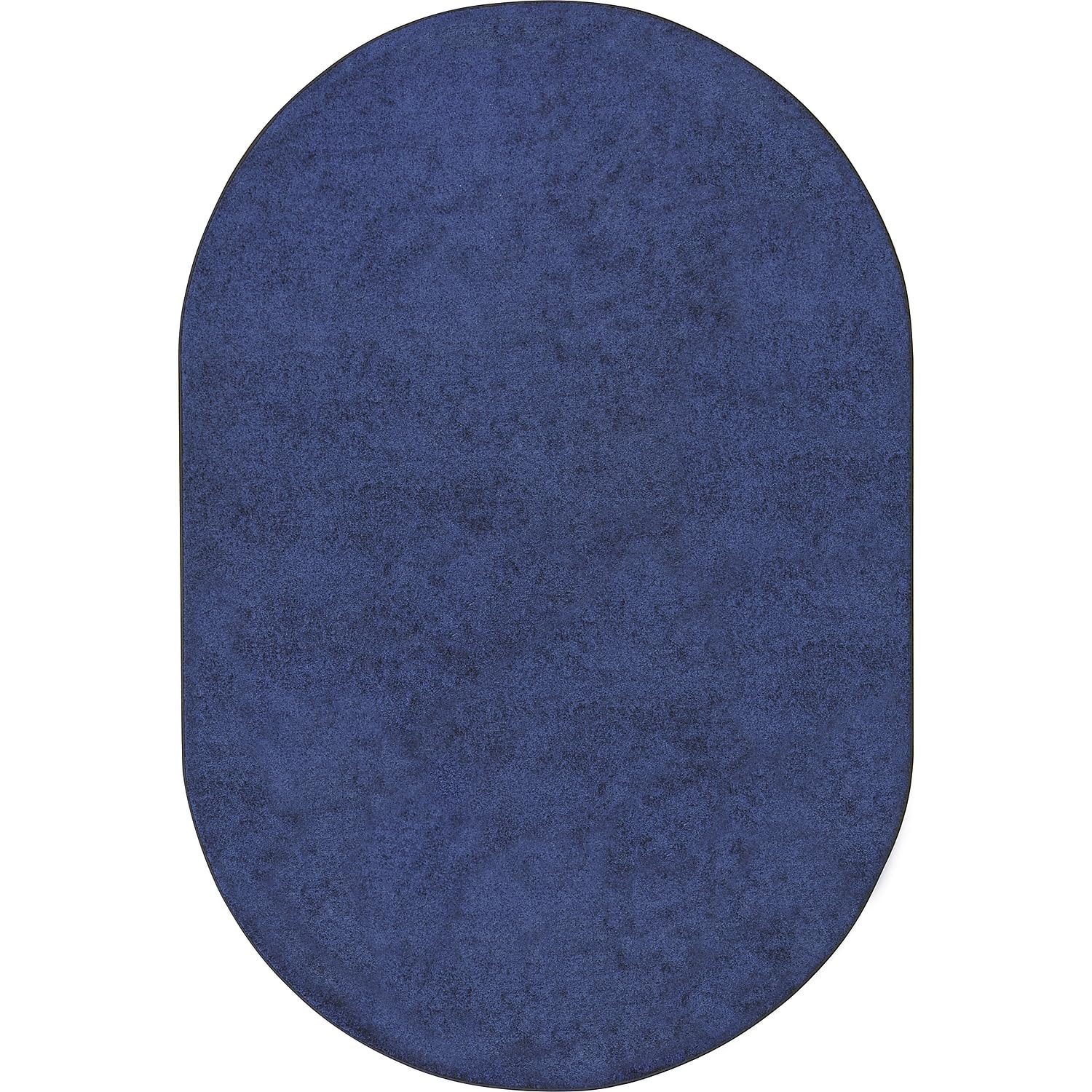 Joy Carpets Endurance Solid Colored Area Rug in Color Midnight Sky, 12' x 7'6
