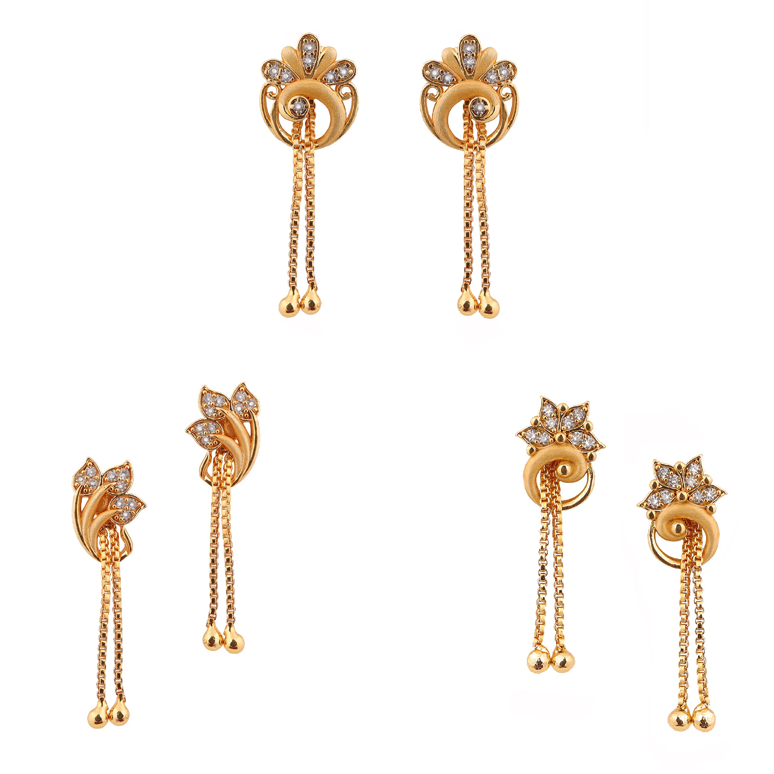 See full amazon price history chart for Brado Jewellery Gold Plated Combo of 3 Tassel Earrings women and Girls Diamond Brass, Alloy, Copper Drops & Danglers, Tassel Earring Brado Jewellery Gold Plated Combo of 3 Tassel Earrings women and Girls Diamond Brass, Alloy, Copper Drops & Danglers, Tassel Earring (B0BMFVM48G) Amazon Price History, Amazon Price Tracker