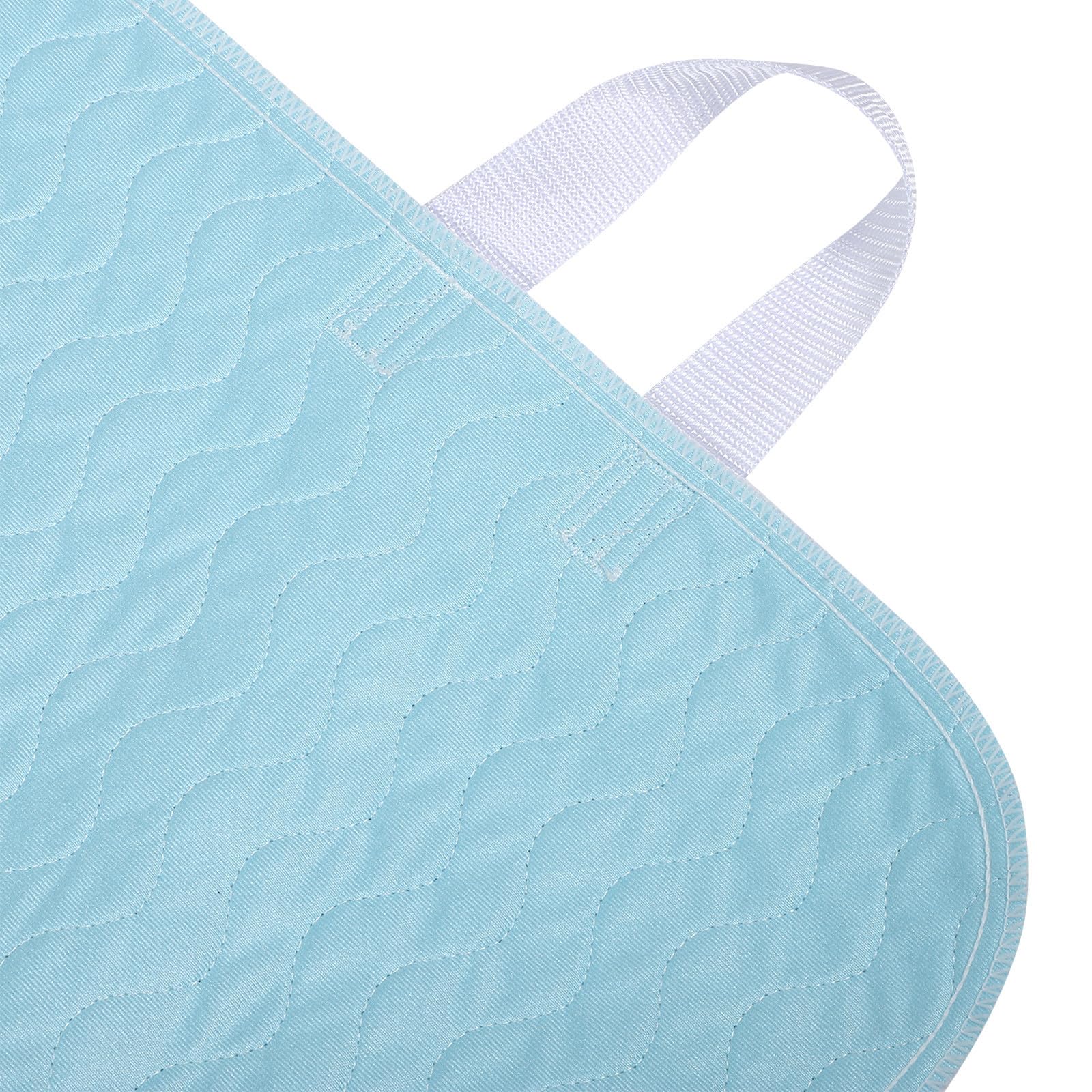 Empapadores Lavables para Incontinencia con Asas, Absorbentes Poliéster, Impermeables para Cuidado Hogar Adultos Mayores