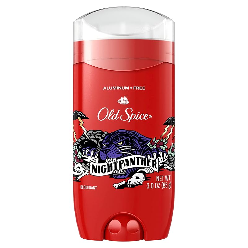 Desodorante masculino Old Spice Nightpanther sem alumínio, 85 g