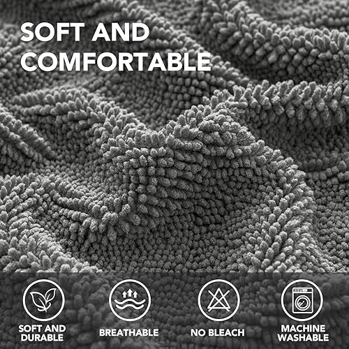 Miniatura 2 de H.VERSAILTEX Funda antideslizante para sofá de mascotas, protector para cama de perro, funda gruesa y suave, apta para mascotas, lavable, funda de