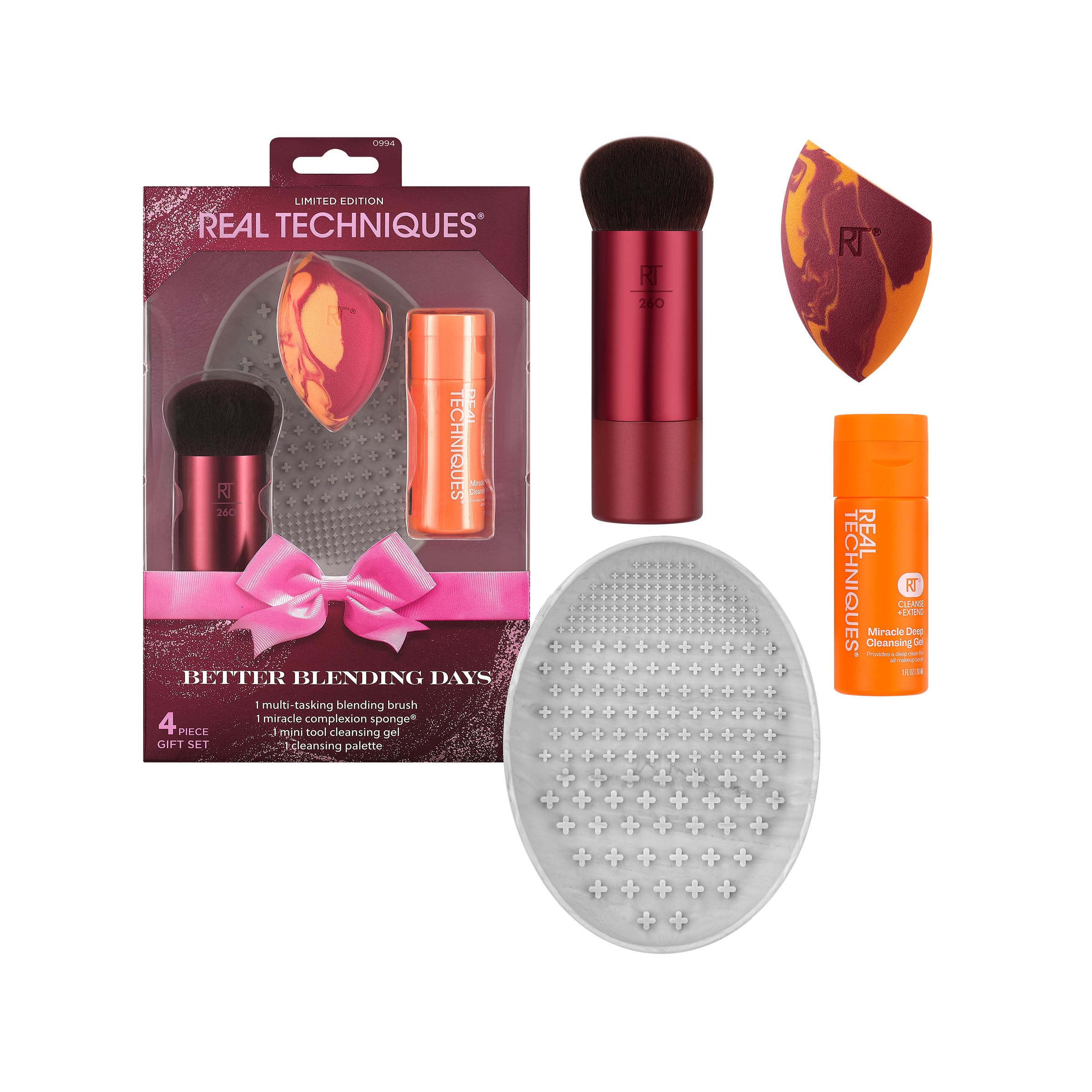 Amazon.com: Real Techniques Better Blending Days 4-Piece Holiday