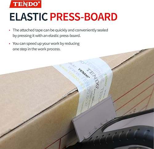 Vista 21 de Dispensador de cinta de envío resistente: TENDO° Premium Line - Dispensador de piezas maestras de 2 pulgadas reutilizable, reemplazable y ecológico