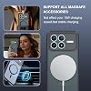 Funda magnética QUIETIP para Poco F8 Pro con protector de pantalla, [compatible con MagSafe] cubierta translúcida mate con protección contra caídas, negro 5