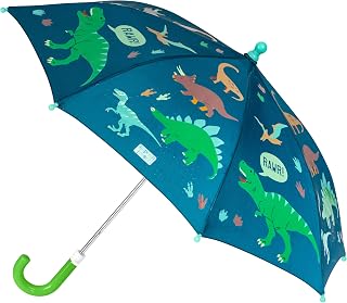 Stephen Joseph Kids' Color Changing Umbrella, DINO, 23" X28