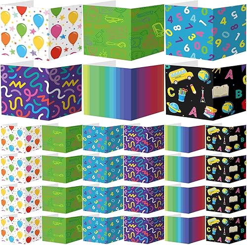 Harloon 24 tableros de privacidad para estudiantes, separadores de escritorio para estudiantes, carpetas de privacidad de cartón, separadores de