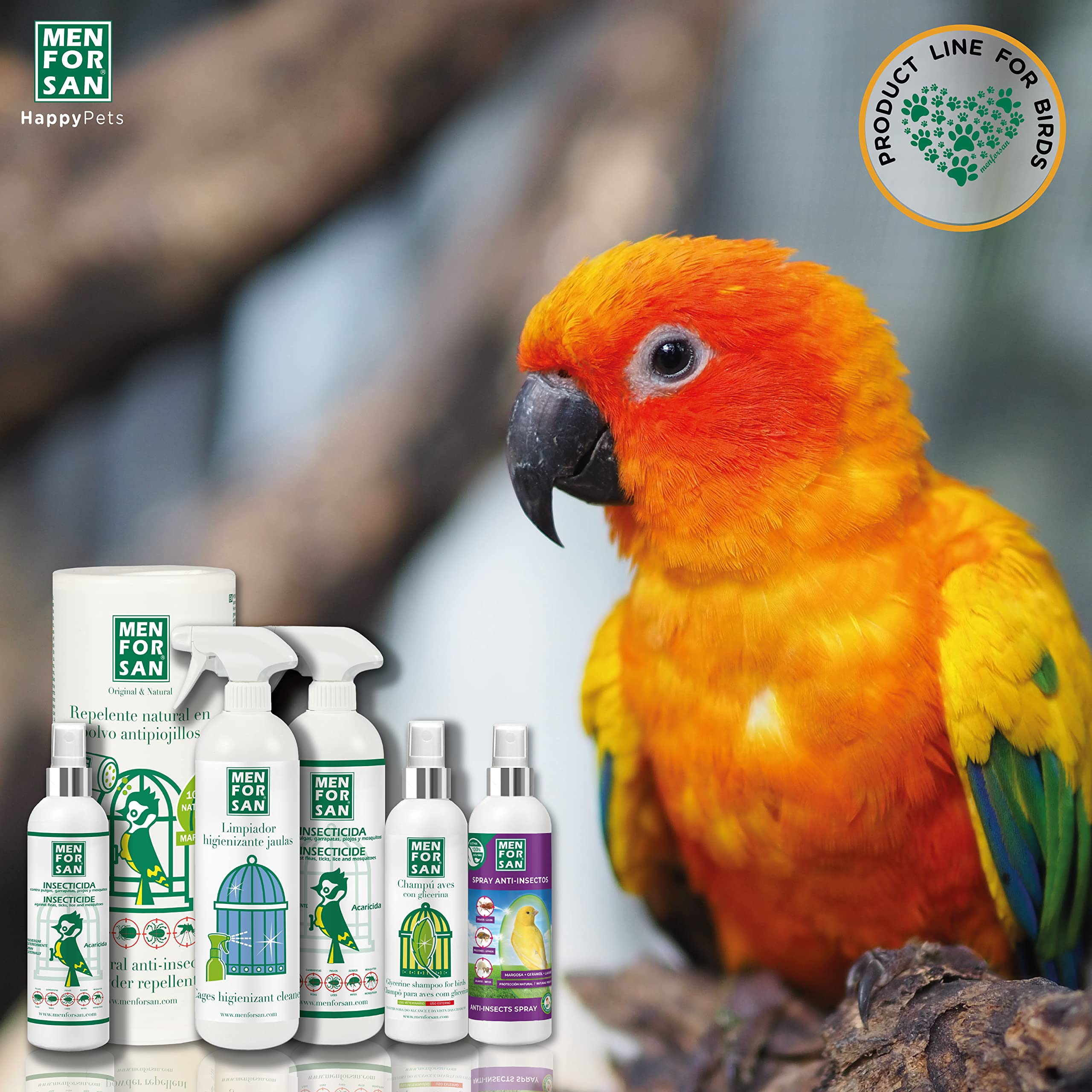 MENFORSAN Insecticida Aves - 750 ml, El embalaje puede variar
