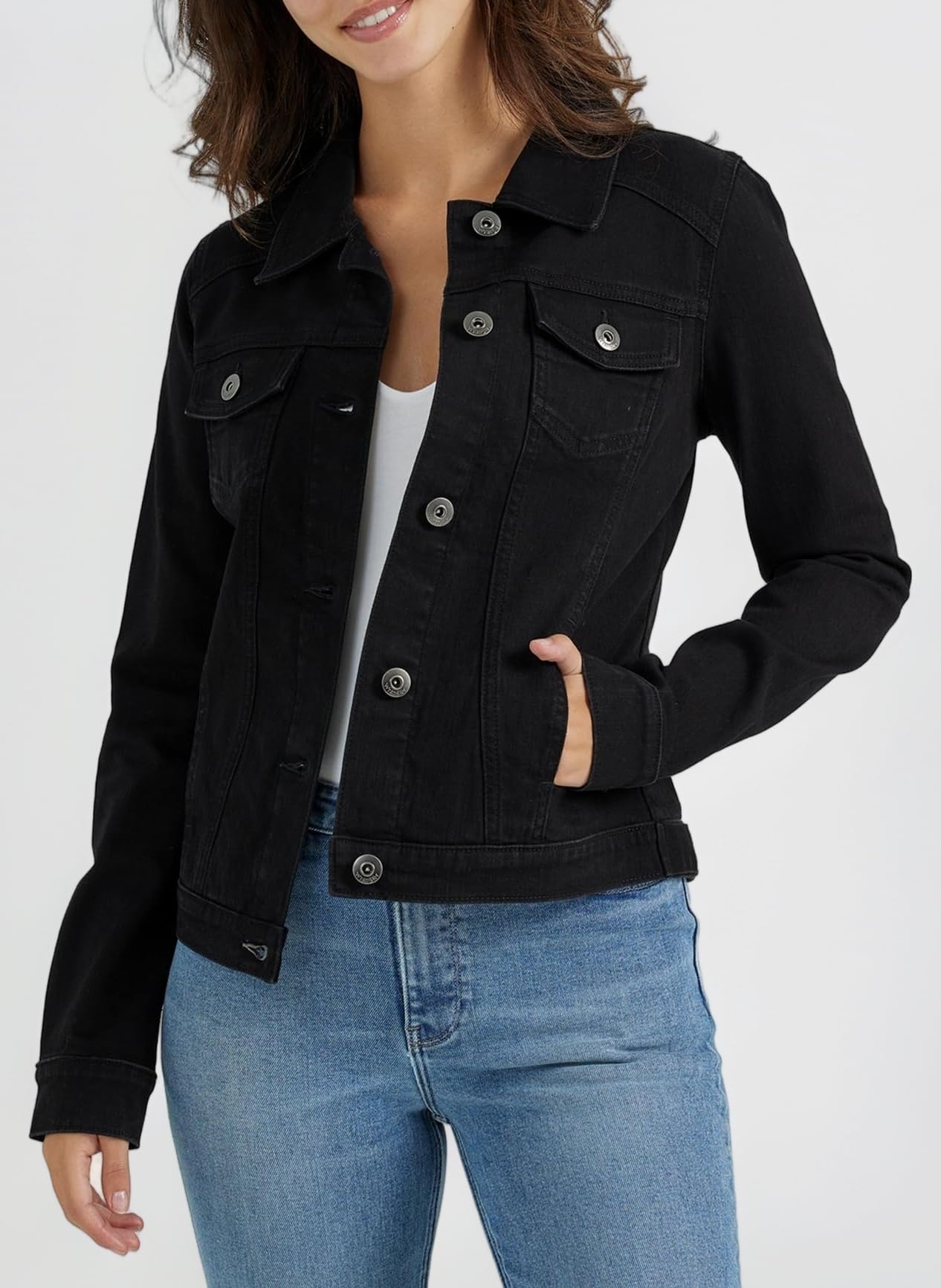 Women's Stretch Denim Jacket Denim Jacket