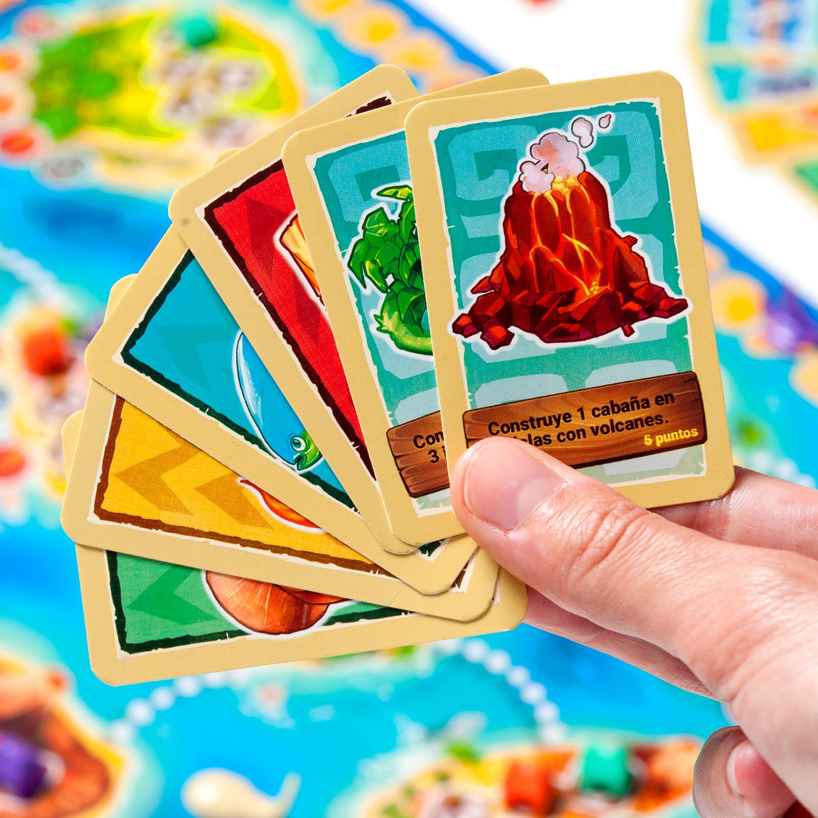MAGICBOX Hawaiki – Juego de Mesa. Juego de Estrategia Familiar con temática mítica y de construcción de poblados. para 2-5 Jugadores, Edad 10+