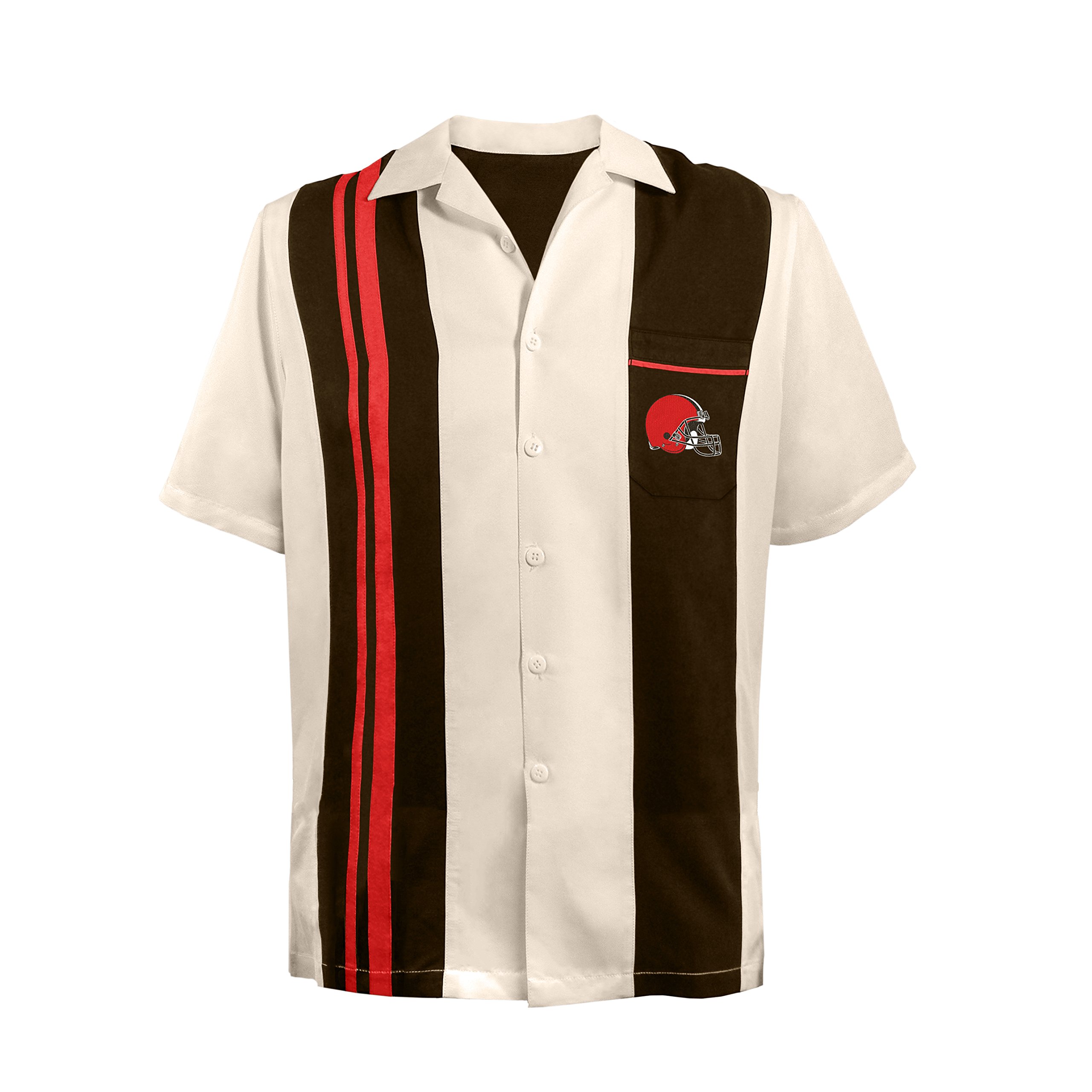 Buy NFL Cleveland Browns Adult Men Bowling Shirt Spare, XX-Large