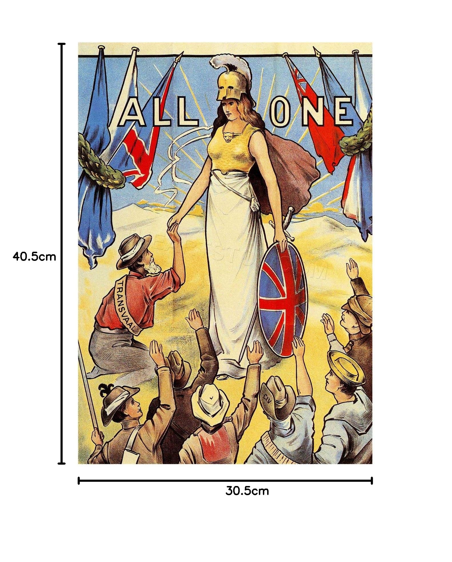 Affiche Vintage Promotionnelle Empire Britannique Singapour Ananas - Reproduction A4/A3/A2/A1 - Neuf