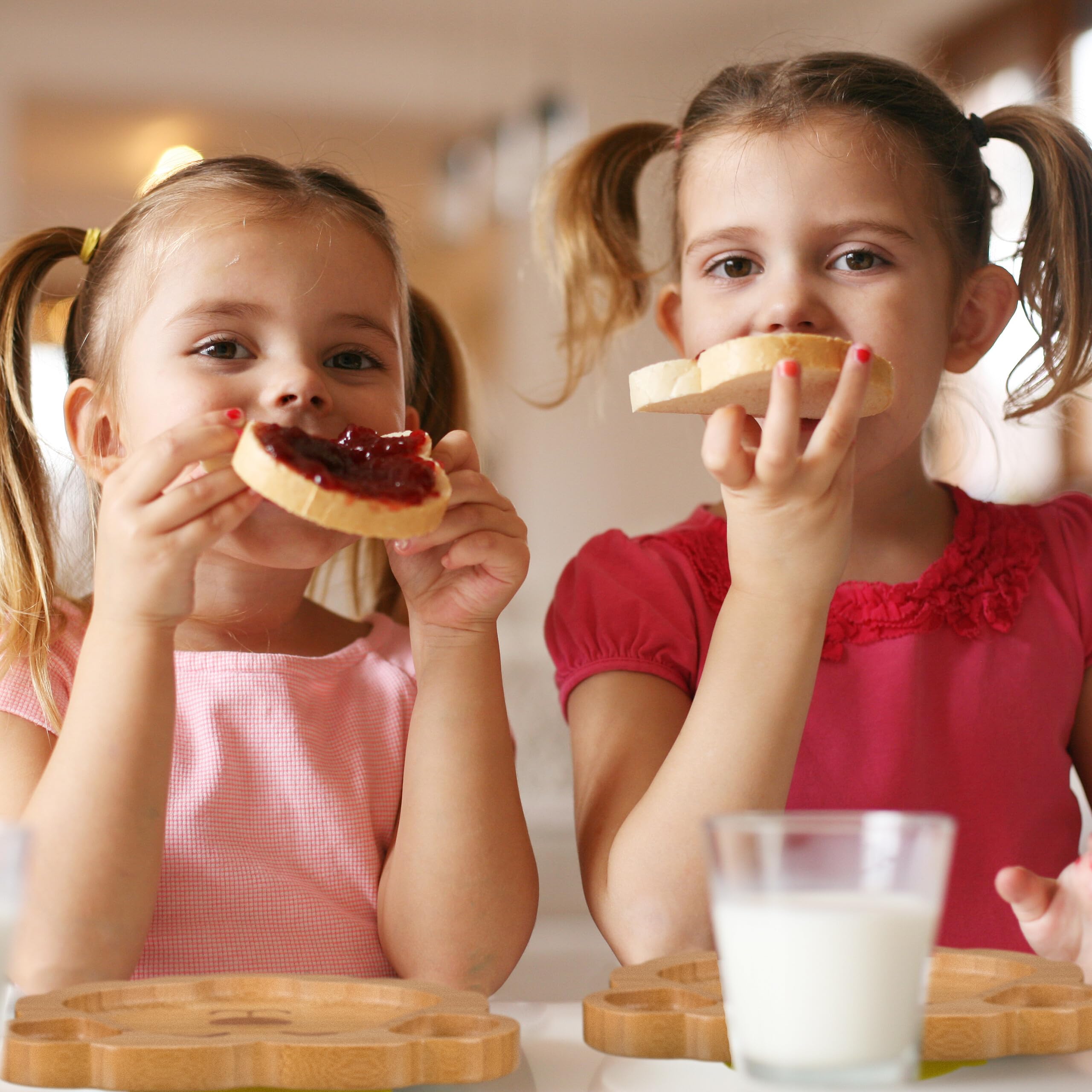 Relaxdays Piatto con Ventosa per Bambini, Piattino Pappa Svezzamento Neonati, Senza BPA, Forma Leone in bambù, Naturale