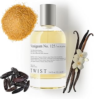 Twist Vanigasm No. 125 - Eau De Parfum Inspired by Kayal. Vanilla 28, Long-Lasting Perfume For Women & Men, Brown Sugar & Vanilla, Vegan, Clean Ingredients, Unisex, Fragrance - 100 ml | 3.4 fl. oz.