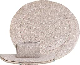 Molis&co – Play Mat for Children and Babies 100 x 5 cm – Soft Children's Rug – Foldable and Reversible and Washable Baby Play Mat – 100% Cotton (OEKO-TEX 100) – Peony