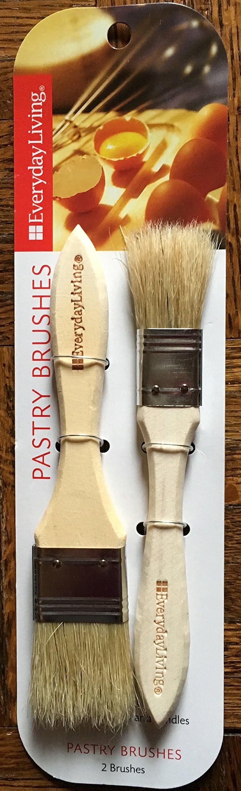 Pastry Brushes, Set of 2 Brushes, 1 and 1.5