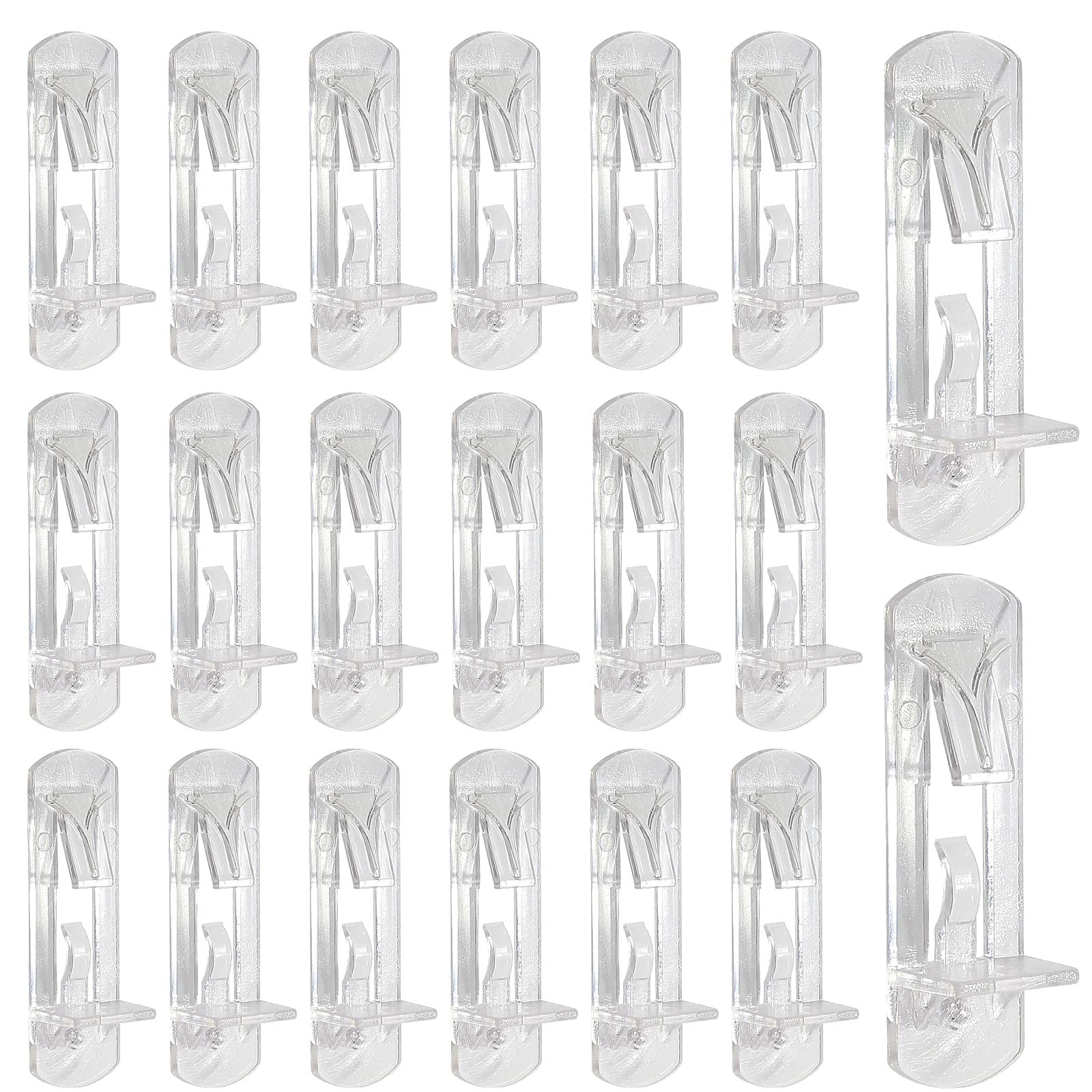 Clear Plastic Locking Shelf Pegs 8mm 50 Pack Self-Lock Pins — Amazon image 10