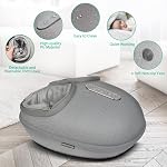 Medcursor Machine de massage du pied avec chaleur, masseur à tricotage profond pour les muscles fatigués et plantare, réglages multi-niveaux & Intensité réglable pour usage à domicile ou au bureau