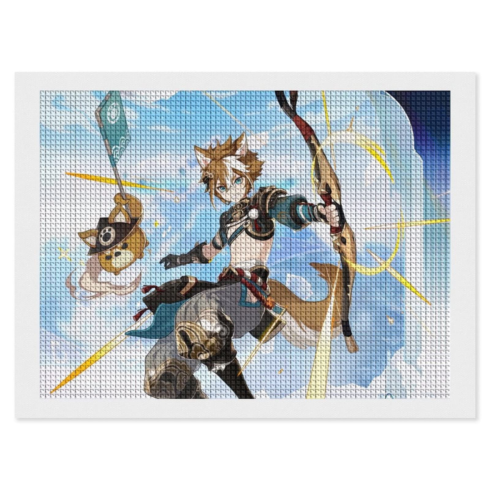 Amazon | 原神ダイヤモンドアートダイヤモンドアート キット全面貼