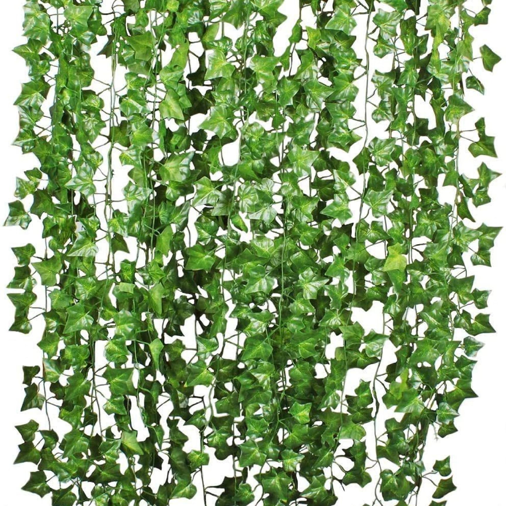 Vignes artificielles réalistes 12 pièces en lierre pour décoration de maison