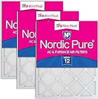 Vista 69 de Nordic Pure 20x20x1 (19 1/2 x 19 1/2 x 3/4) Filtros de aire plegados MERV 12, paquete de 6
