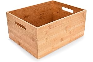 Prosumer's Choice Bamboo Storage Box - Wooden File Box