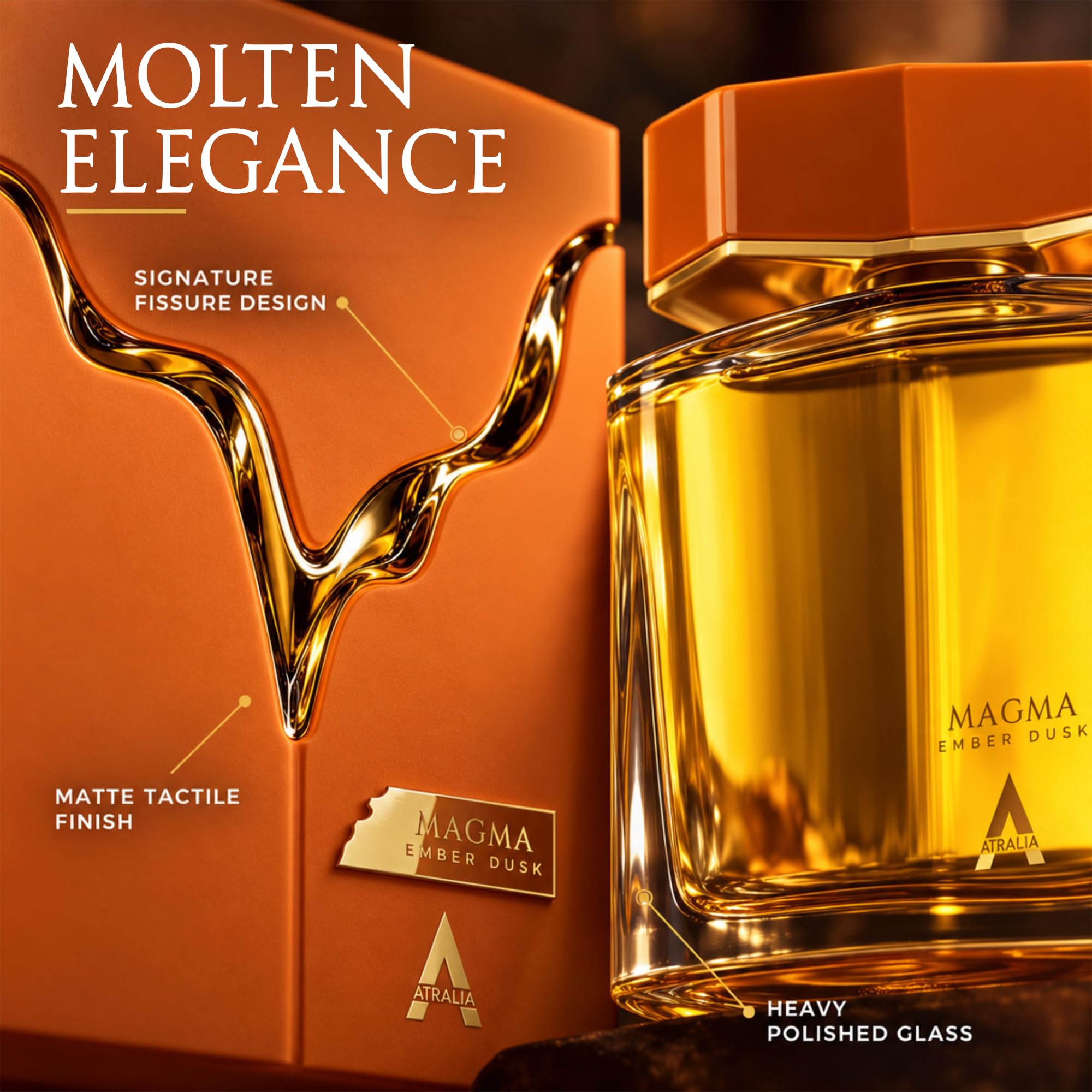 Amazon.com: Atralia Magma Ember Dusk Extrait de Parfum EDP 2.7 fl