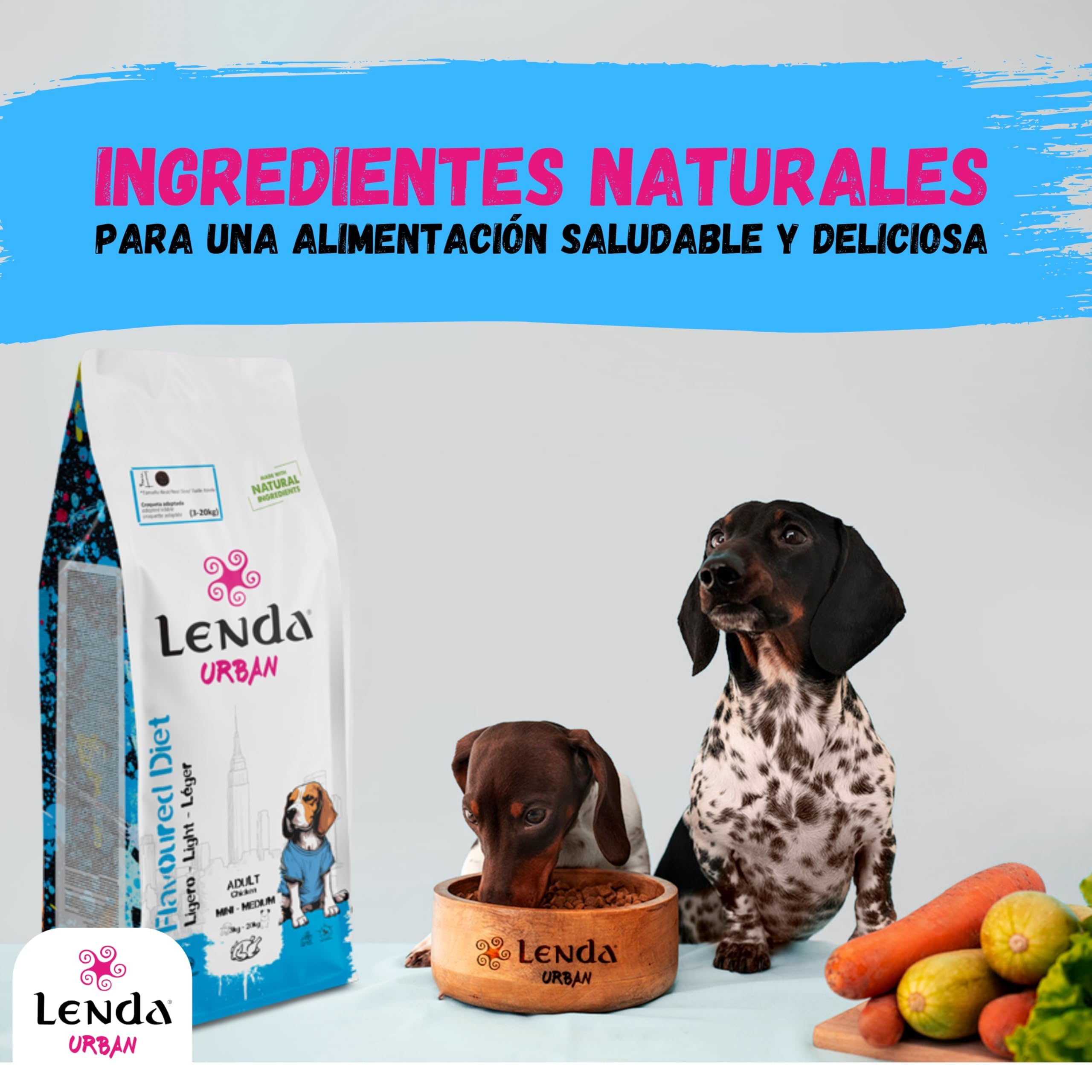 Lenda Urban Diet/Light Kurczak 10 kg – Karma sucha dla psów małych i średnich ras – Formuła miejska – 1 szt.
