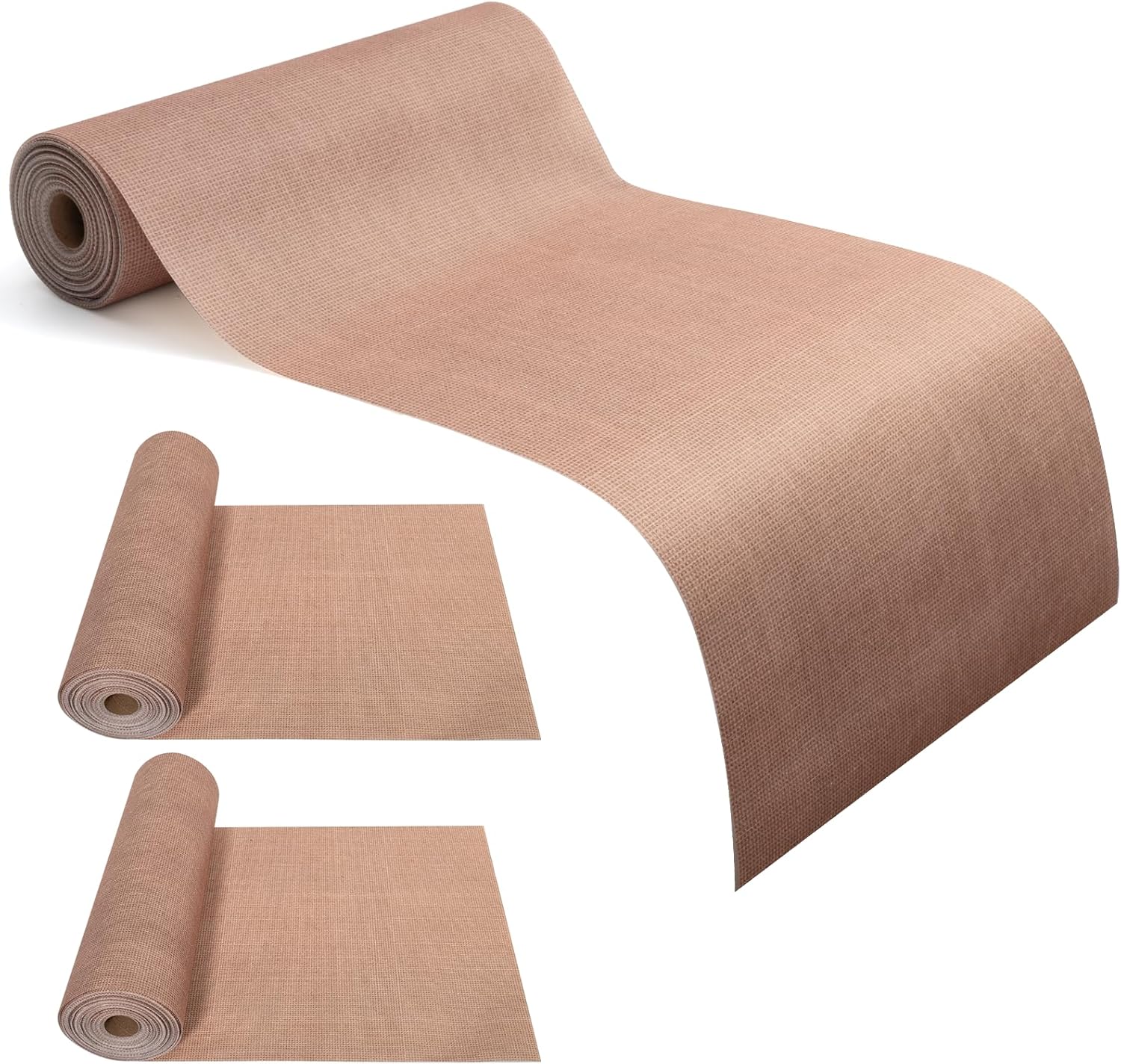 20 Pieces Boho Disposable Table Runners Roll 12x72 Inch, Non-Woven Waterproof Runners with Tear Line, Bohemian Decor for Wedding, Party, Events, Rustic Table Decorations Supplies (Stripe Grey)