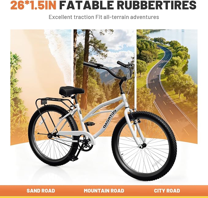 Bicicleta playera plegable con rueda 26 pulgadas miniatura 9