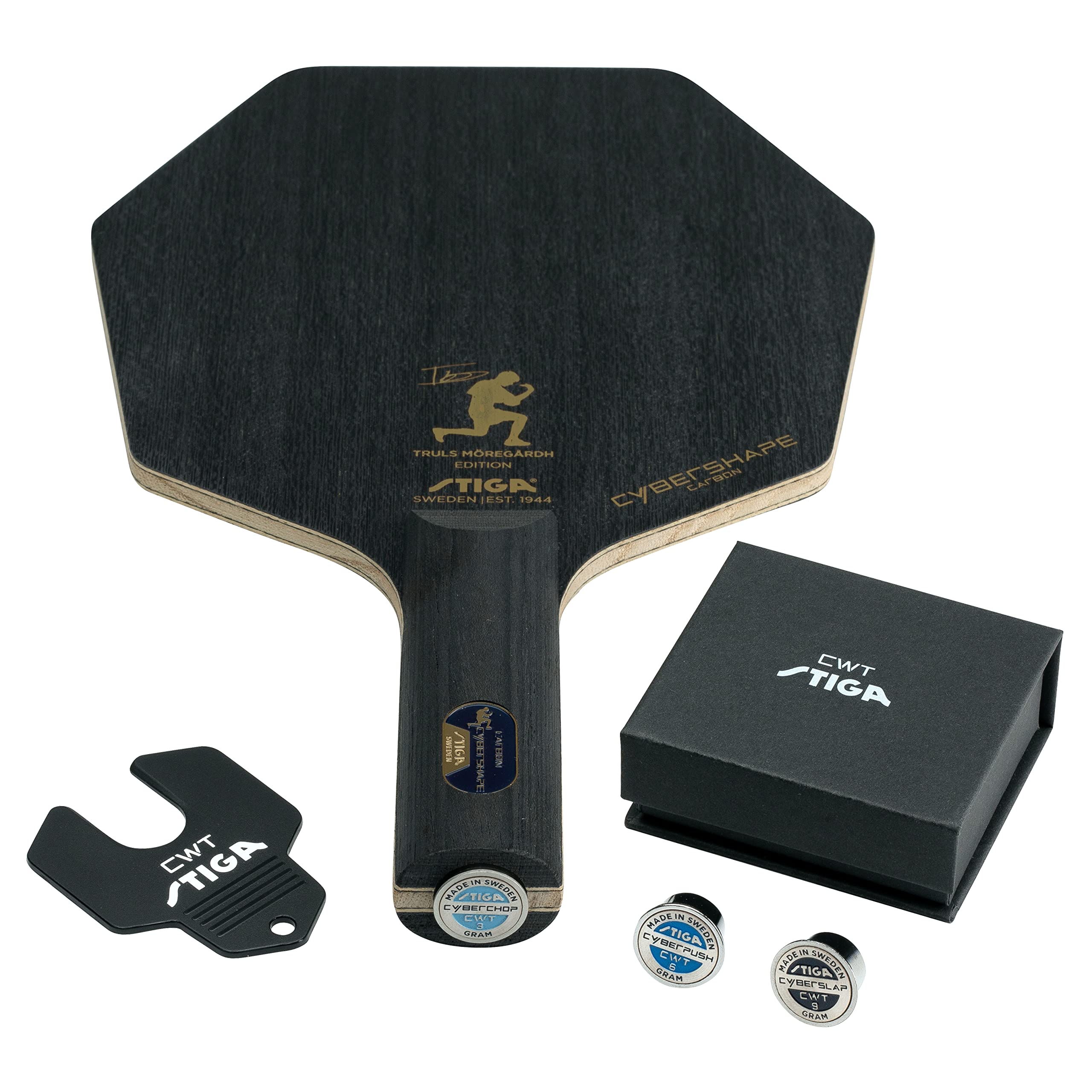 Stiga Cybershape Carbon CWT Truls Edition Table Tennis Wood - Classic Straight