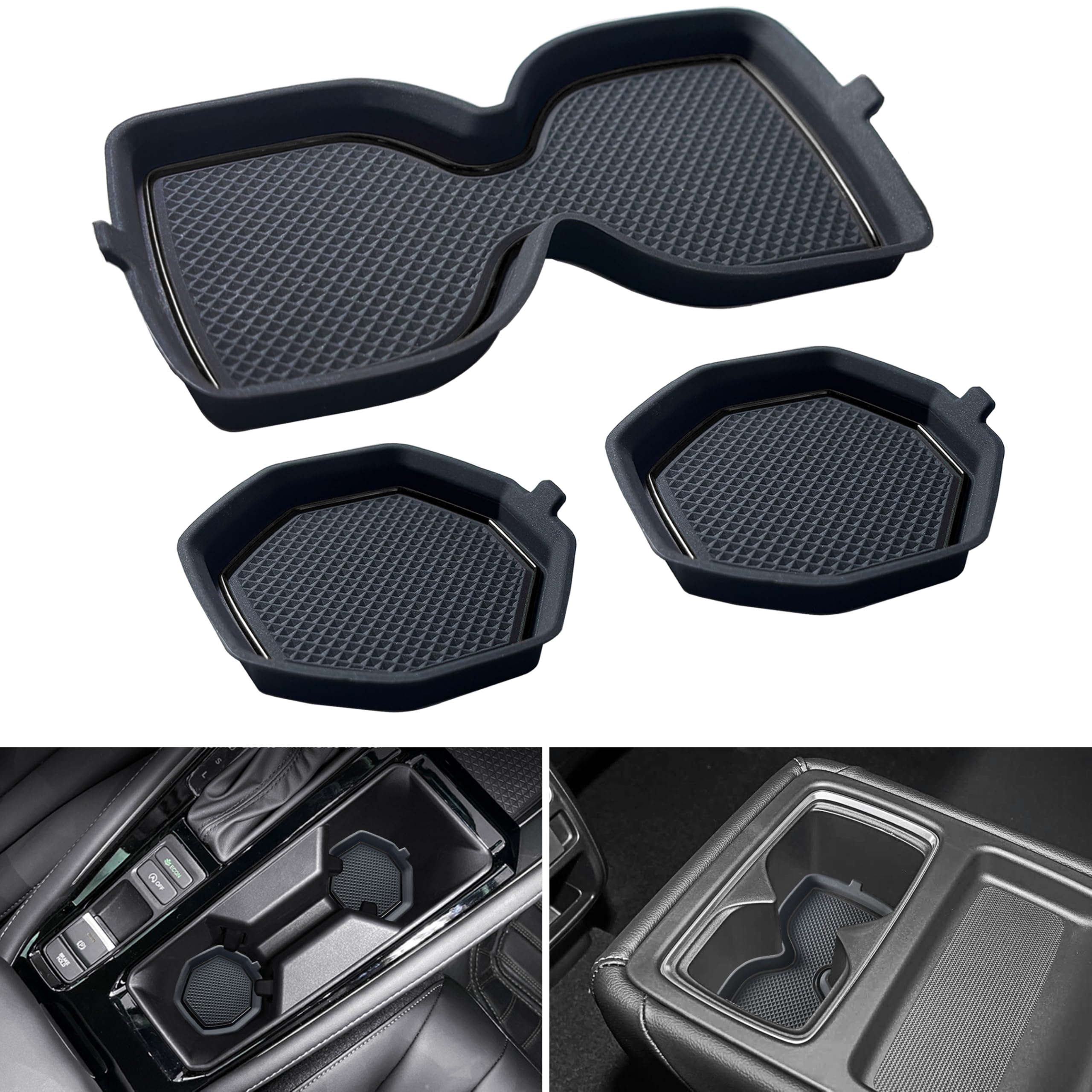 Amazon.com: SENSHINE 3D Cup Holder Inserts Coaster for Honda