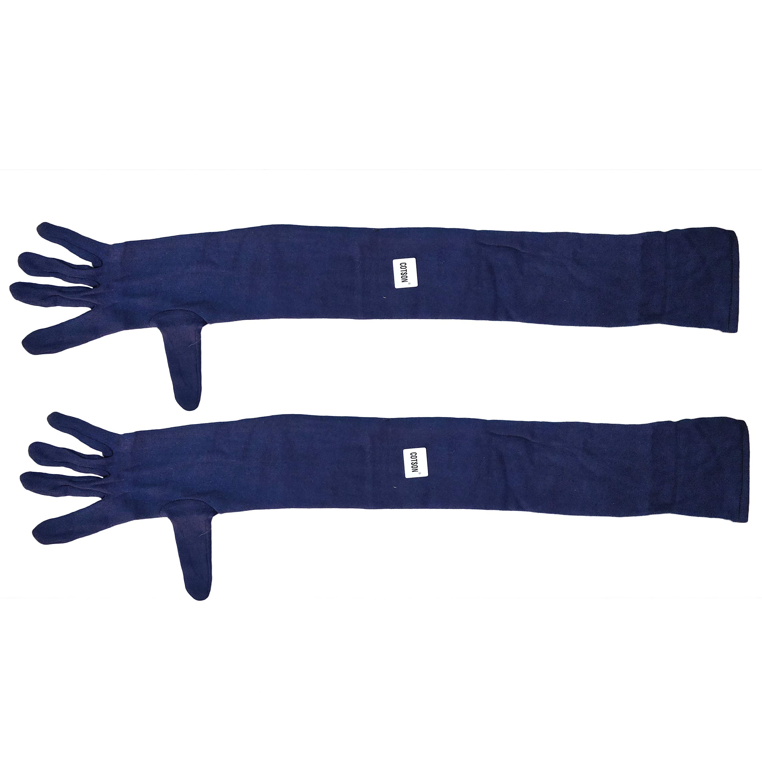 Cotson Women's Solid Long Gloves-image-29