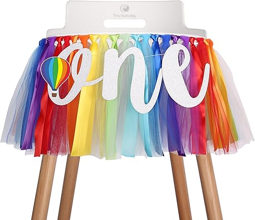 Cartel de globo aerostático para silla de bebé - Banderines temáticos para fiesta, guirnalda de tela para silla de bebé, cartel de primer