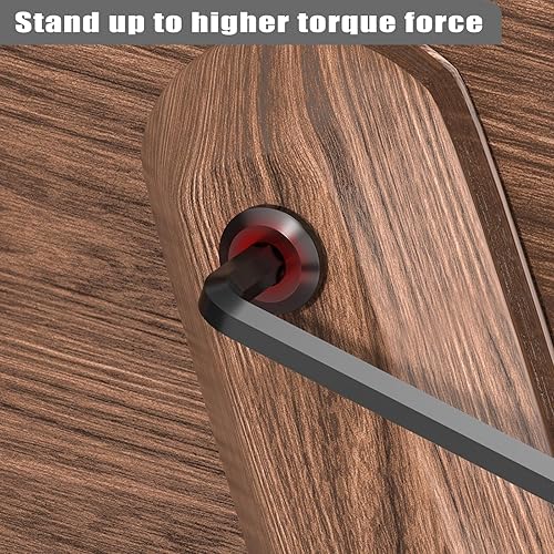 Miniatura 6 de VGBUY M6-0.039 x 3.150 in, 18 tornillos hexagonales de cabeza plana, tornillos métricos M6, acero inoxidable 304 18-8, chapado en zinc negro, rosca